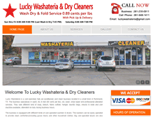 Tablet Screenshot of luckywashateria.com